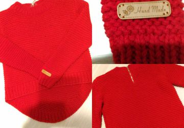 Джемпер с удлиненной спинкой