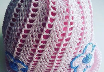 Вязаная шапочка для девочки