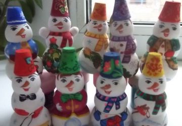 снеговички к Новому году