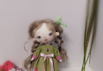 Интерьерная кукла ручной работы
