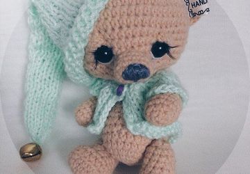 Мишка игрушка амигуруми