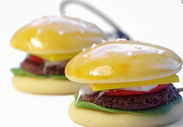 Гамбургеры из полимерной глины