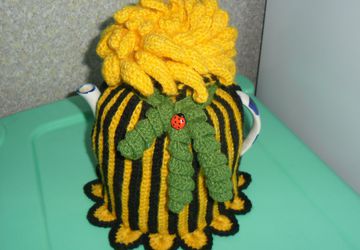 Грелка на чайник "Жёлтая хризантема"