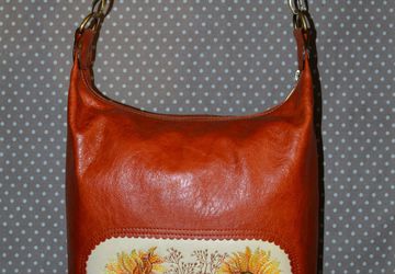 Женская сумка из натуральной кожи