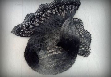 Палантин пуховый