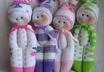 Кукла-хендмейд из носков!