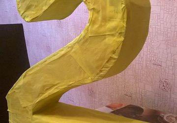 Объемная цифра 2