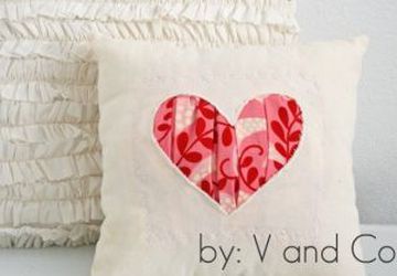 Подушка с сердцем (фото мастер-класс)