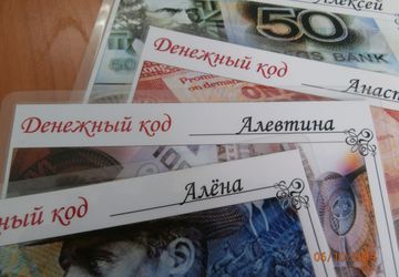 Открытка на каждое имя ( Денежный код) заряженная.