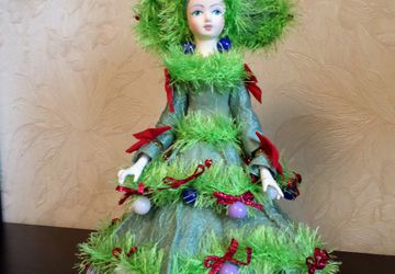 Кукла-шкатулка Ёлочка