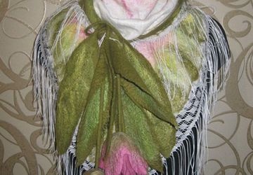 бактус валяный "Весенняя фантазия"