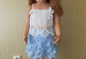 Детский костюм "Голубая нежность"