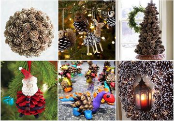 Поделки из шишек своими руками