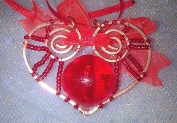 Кулон "Горячее сердце"