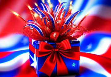 How to make a gift for 4th of July