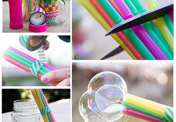 Самодельные мыльные пузыри