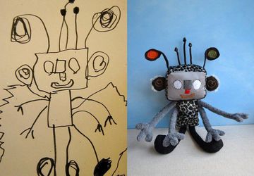 игрушки по детским рисункам или фото