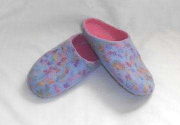 Тапки домашние валяные