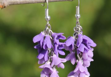 Серьги "Сирень"