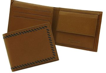 Кожаное мужское портмоне Cangurione 1211-004 DP Tan