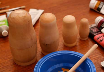 Шейкер для соли и специй из матрешек.