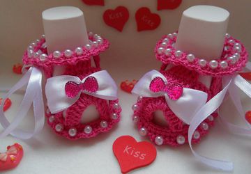 Пинетки-сандалики "Бусинки"