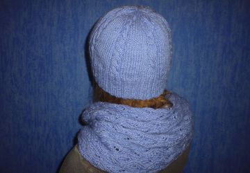 комплект шапка снуд