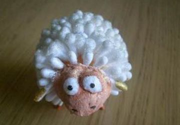 Поделки из ватных палочек