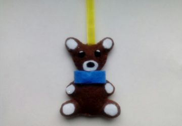 Медвежонок из фетра