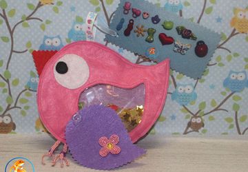 Искалочка Птичка, развивающая игрушка