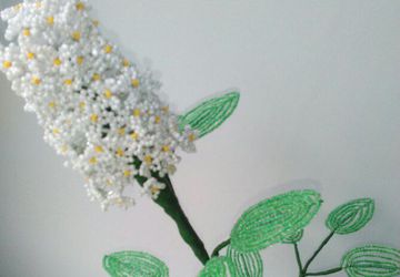 Сирень из бисера