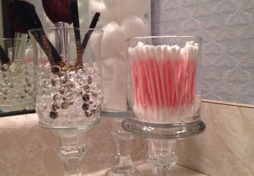 Стакан для косметических кистей своими руками.