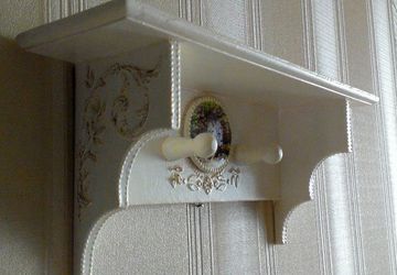 Вешалка в стиле Шебби-Шик