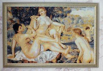 Девушки у озера.