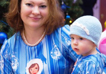 Новогоднее платье "Я как Мама"