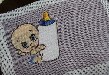 Метрика (вышитая) для малышей!