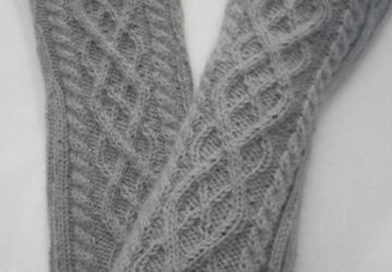 Митенки рукава 101, серые