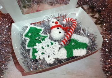 Набор игрушек на ёлку "Зимняя сказка"