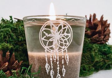 "Ловец снов" гелевая свеча