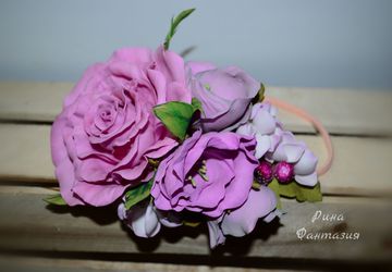 Повязка "Цветочная гроздь"