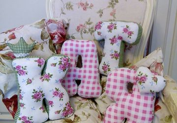 Буквы-подушки