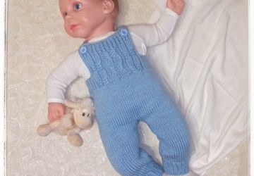 Полукомбинезон вязаный