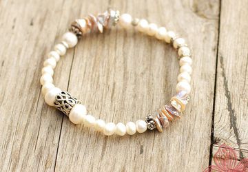 Браслет из натурального жемчуга