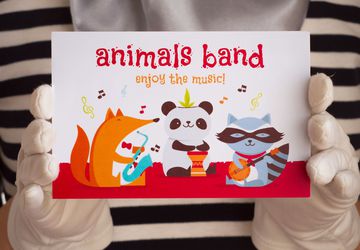 Открытка Animals band