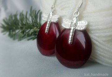 Серьги "Срекозочки"