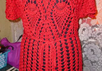 Продам вязаное платье-тунику