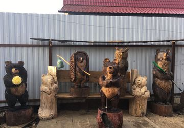 Деревянные скульптуры