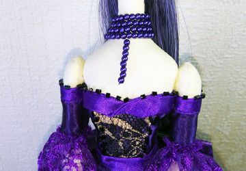 Интерьерная кукла-тряпиенс "Вайолет"