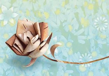 Как сделать розу из бересты