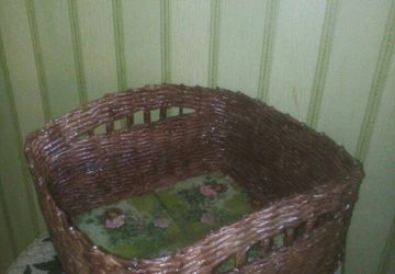 Квадратная корзинка